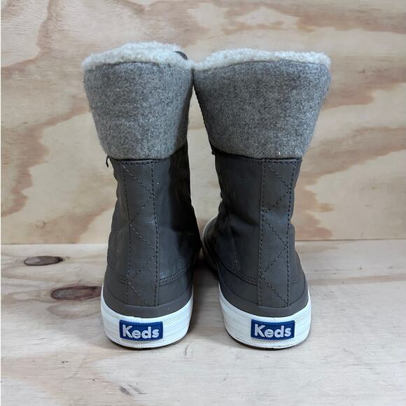 Keds - Juliet High Top - Winter Boots - Gray - Women's - 8 - WF55478 - Picture 6 of 9